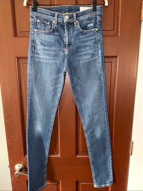 rag & bone Medium Blue Skinny Jeans